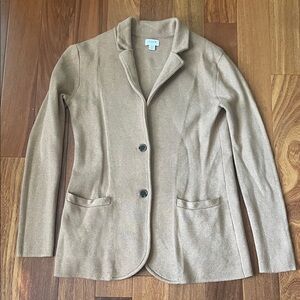 J. Crew Factory Tan Sweater Women's Blazer